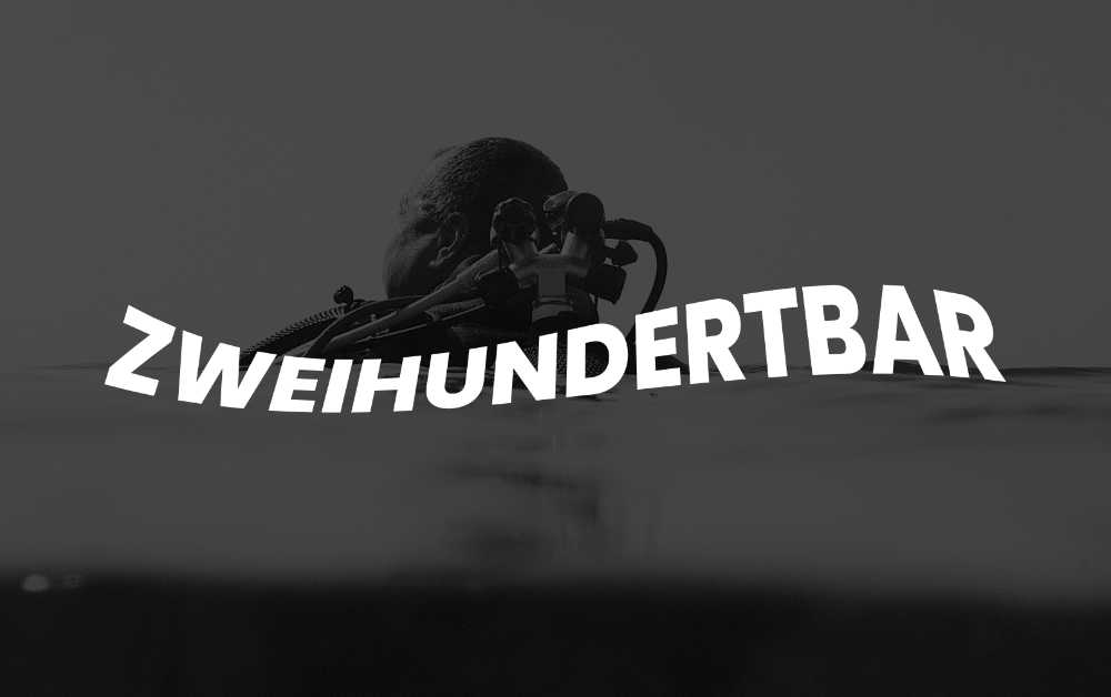 Zweihundertbar Logo Atemregler Revision (Die Bildrechte liegen bei dem Verfasser der Mitteilung.) Zweihundertbar Logo Atemregler Revision (Die Bildrechte liegen bei dem Verfasser der Mitteilung.)