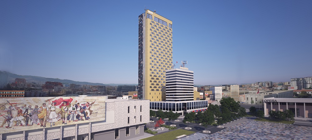 Rendering des InterContionental Tirana - außen (Bildquelle: IHG Hotels& Resorts) Rendering des InterContionental Tirana - außen (Bildquelle: IHG Hotels& Resorts)