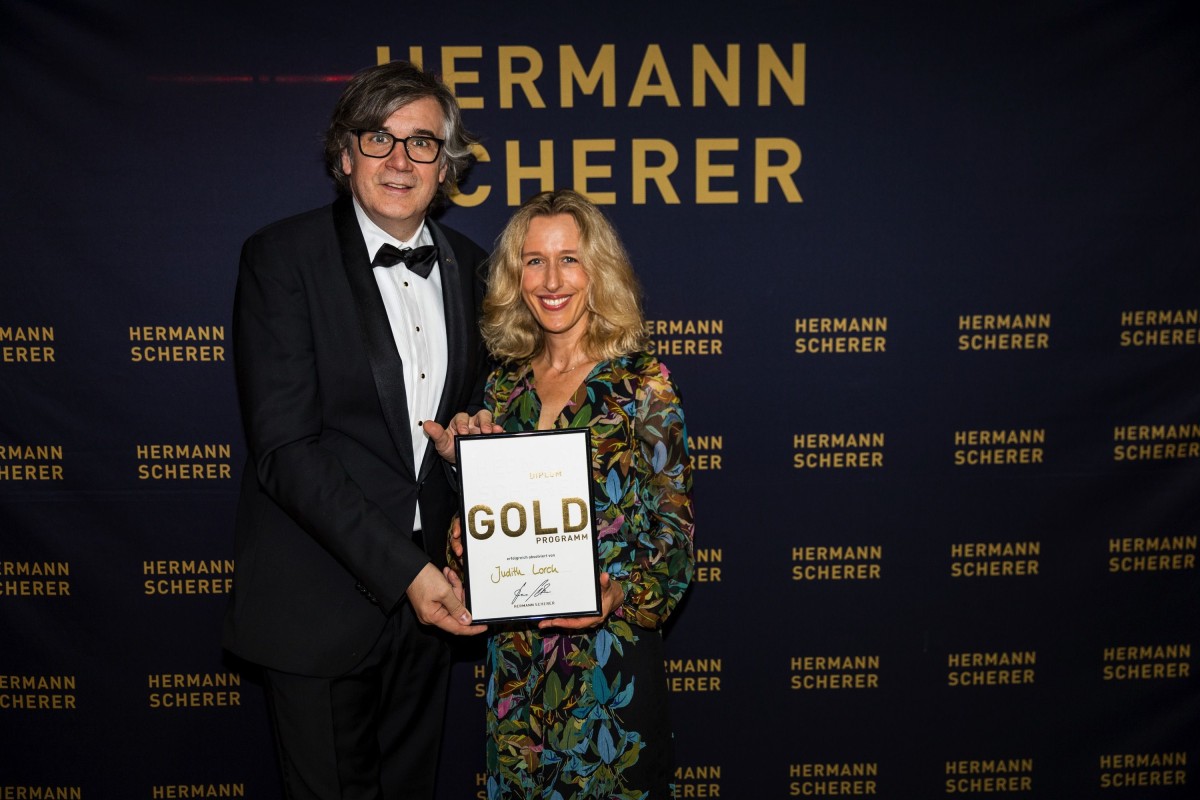Judith Mignon Lorch mit Hermann Scherer Judith Mignon Lorch mit Hermann Scherer