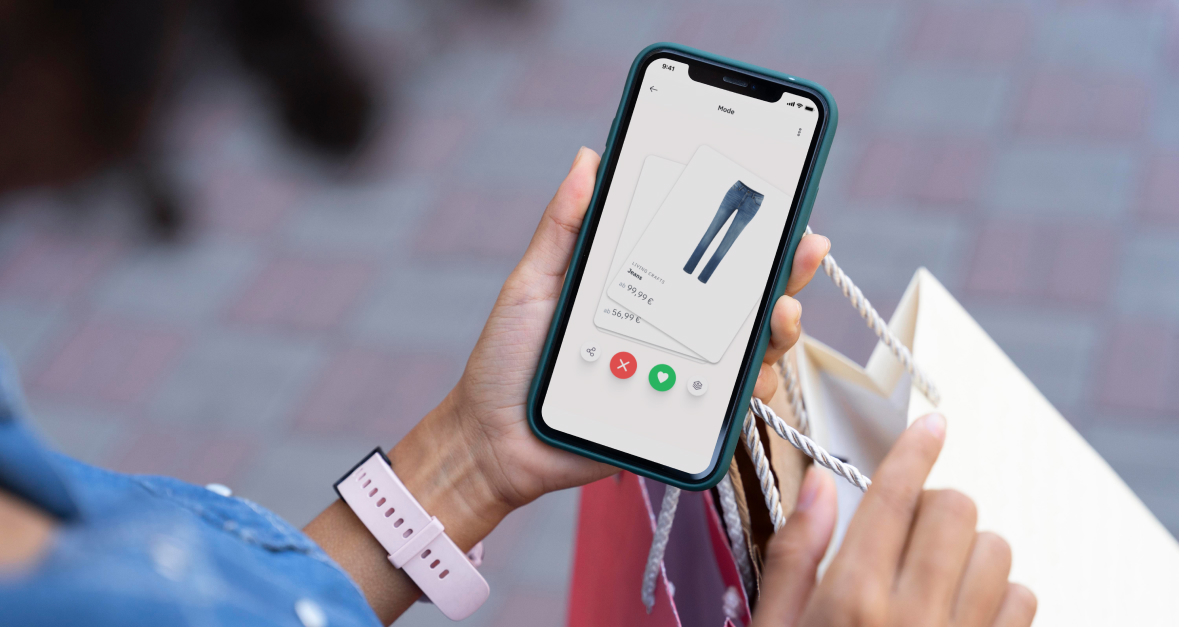 anytips Swipe & Shop Funktion