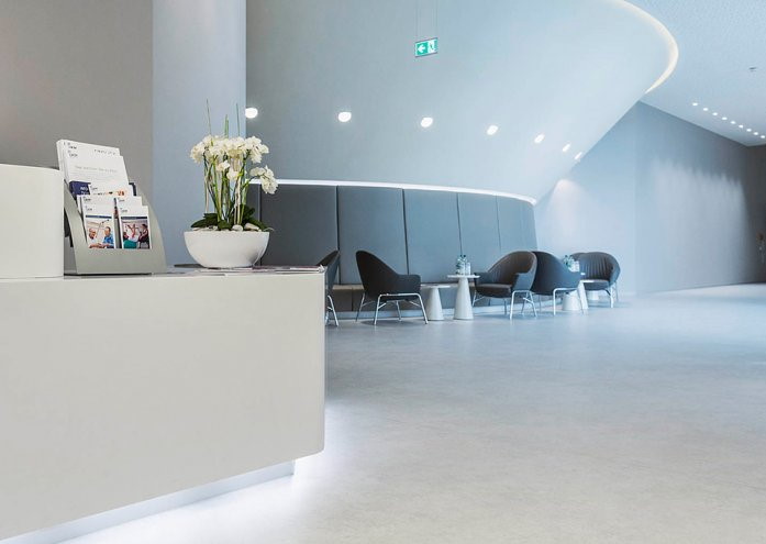 Design Bodenbelag aus Polyurethan basierend auf ecuran ohne Weichmacher, Lösungsmittel, Chlor (Bildquelle: @ wineo)