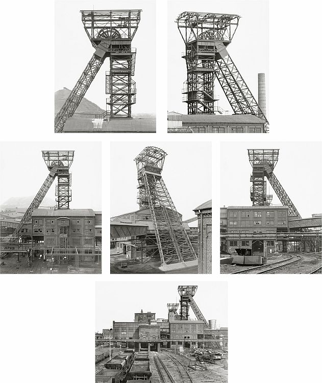 Bernd& Hilla Becher: Förderturm, Zeche Concordia, Ruhrgebiet, Deutschland 1967–1970 (Bildquelle:©Estate Bernd& Hilla Becher) Bernd& Hilla Becher: Förderturm, Zeche Concordia, Ruhrgebiet, Deutschland 1967–1970 (Bildquelle:©Estate Bernd& Hilla Becher)