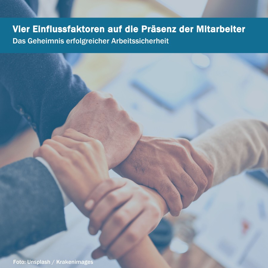 Einflussfaktoren auf die Präsenz der Mitarbeiter (© Unsplash / Krakenimages) Einflussfaktoren auf die Präsenz der Mitarbeiter (© Unsplash / Krakenimages)