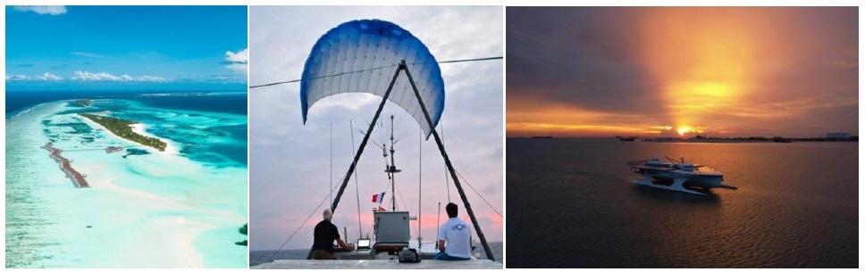 Das erste Solarschiff der Welt legt bald im LUX* South Ari Atoll an (Bildquelle:©The Lux Collective / Audrey Meunier) Das erste Solarschiff der Welt legt bald im LUX* South Ari Atoll an (Bildquelle:©The Lux Collective / Audrey Meunier)