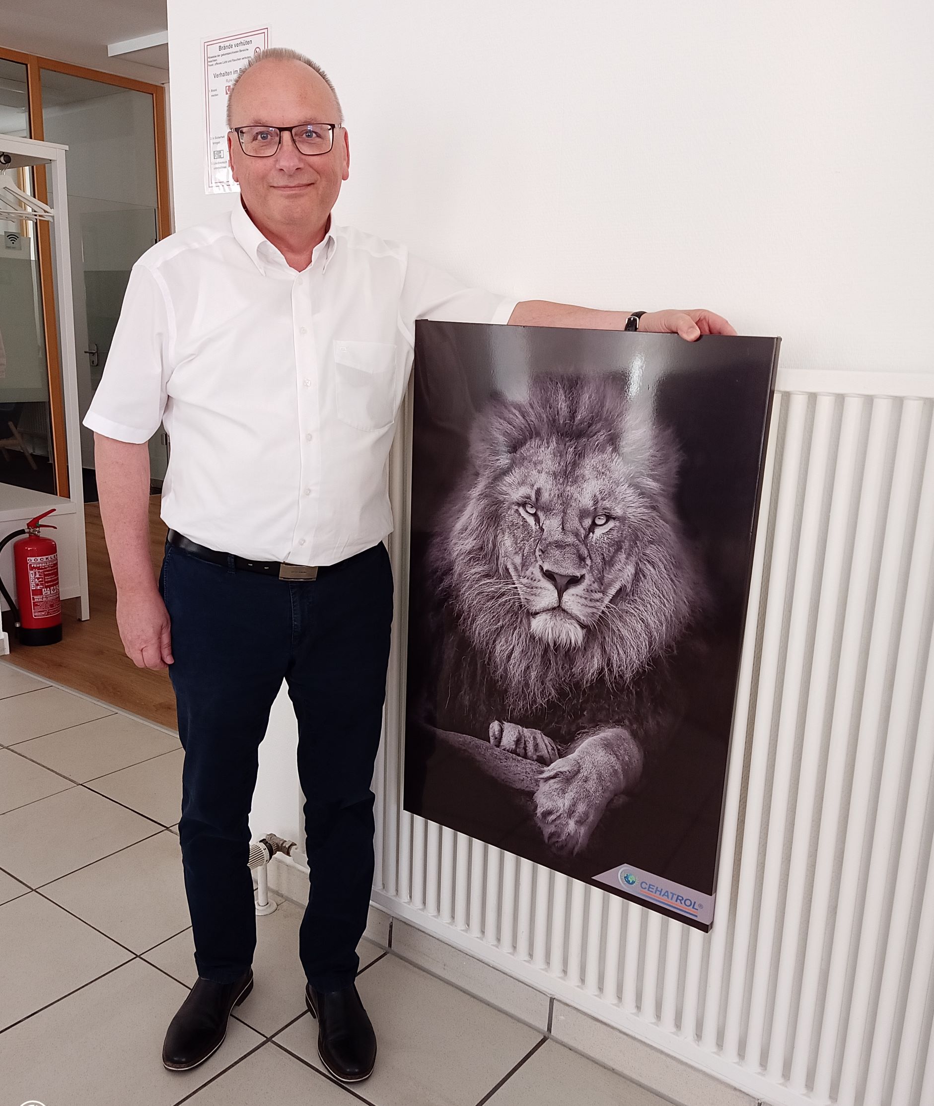 Frank Knauer Infrarotheizung Löwe (Die Bildrechte liegen bei dem Verfasser der Mitteilung.)