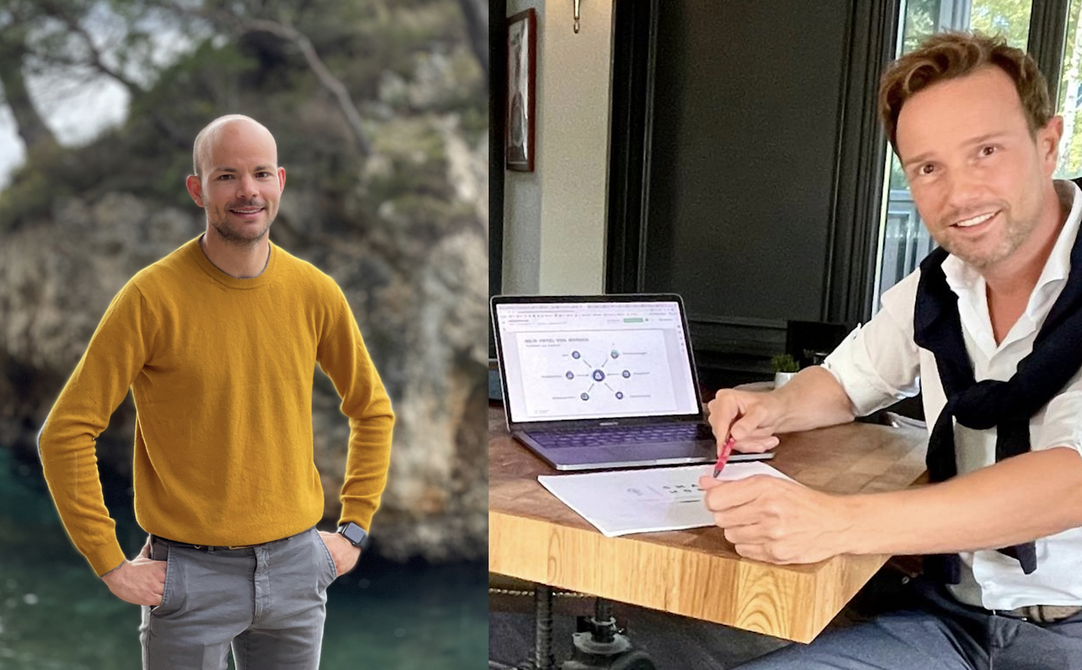 Julian Leitner, Gründer von Smart Host und Marco Tessitore, Chief Sales Officer bei Smart Host (v.l.n.r.).