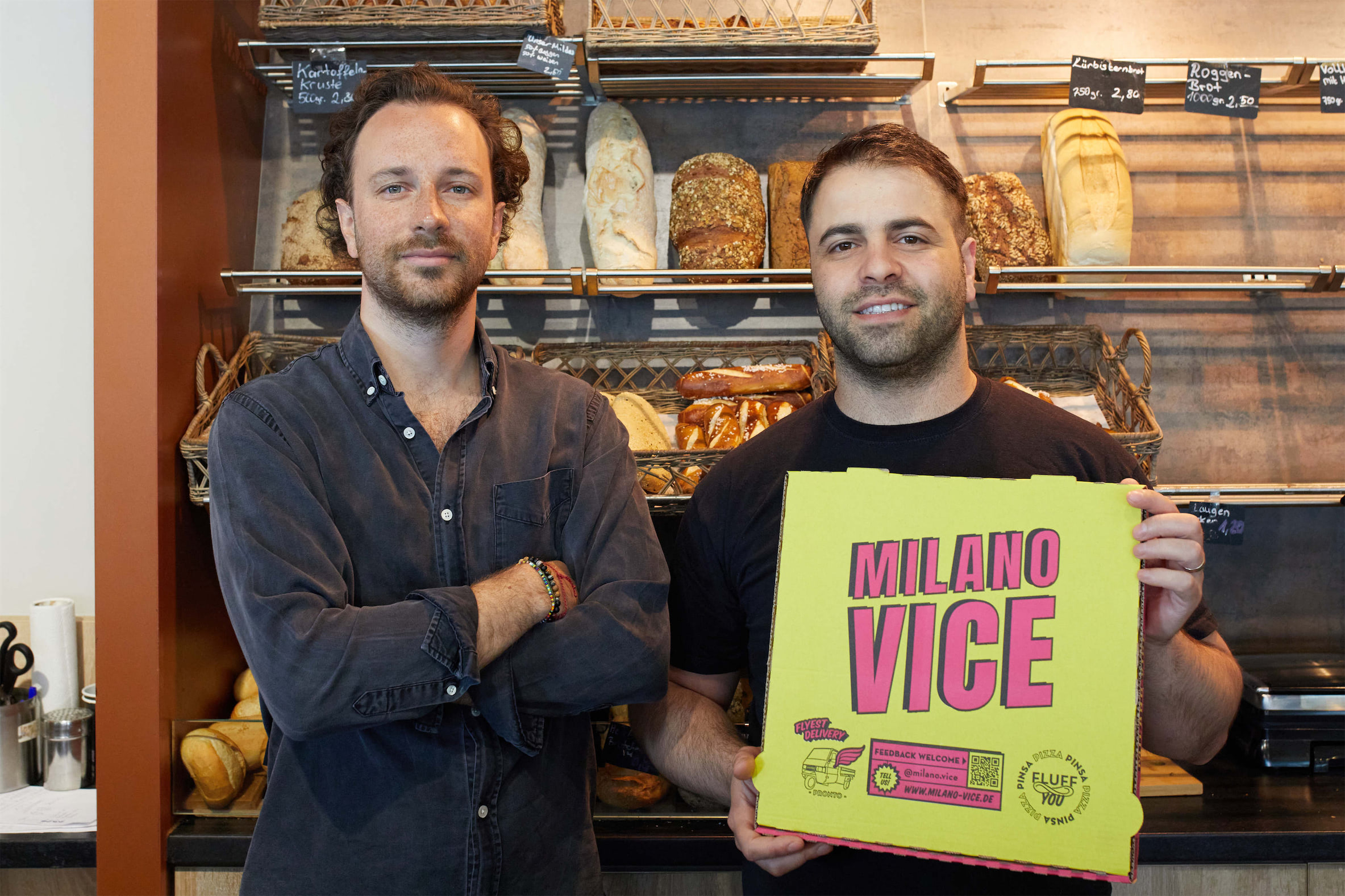 Milano Vice und erfolgreicher Bäcker (Die Bildrechte liegen bei dem Verfasser der Mitteilung.)