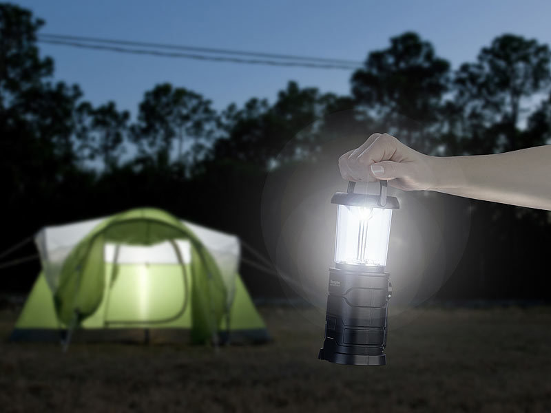 Semptec Urban Survival Technology LED-Camping-Laterne, lädt per Dynamo, Solar und USB, www.pearl.de (Die Bildrechte liegen bei dem Verfasser der Mitteilung.)