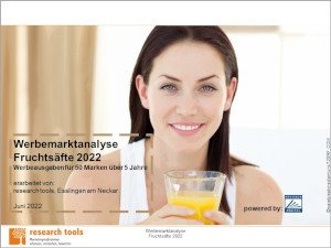 Werbemarktanalyse Fruchtsäfte 2022