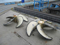 Schiffspropeller für Kreuzfahrtschiff AIDAsol Schiffspropeller für Kreuzfahrtschiff AIDAsol