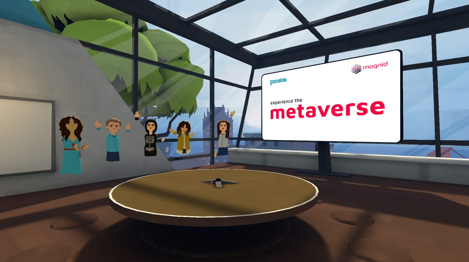 Metaverse Grafik (Illustration: Proske) Metaverse Grafik (Illustration: Proske)