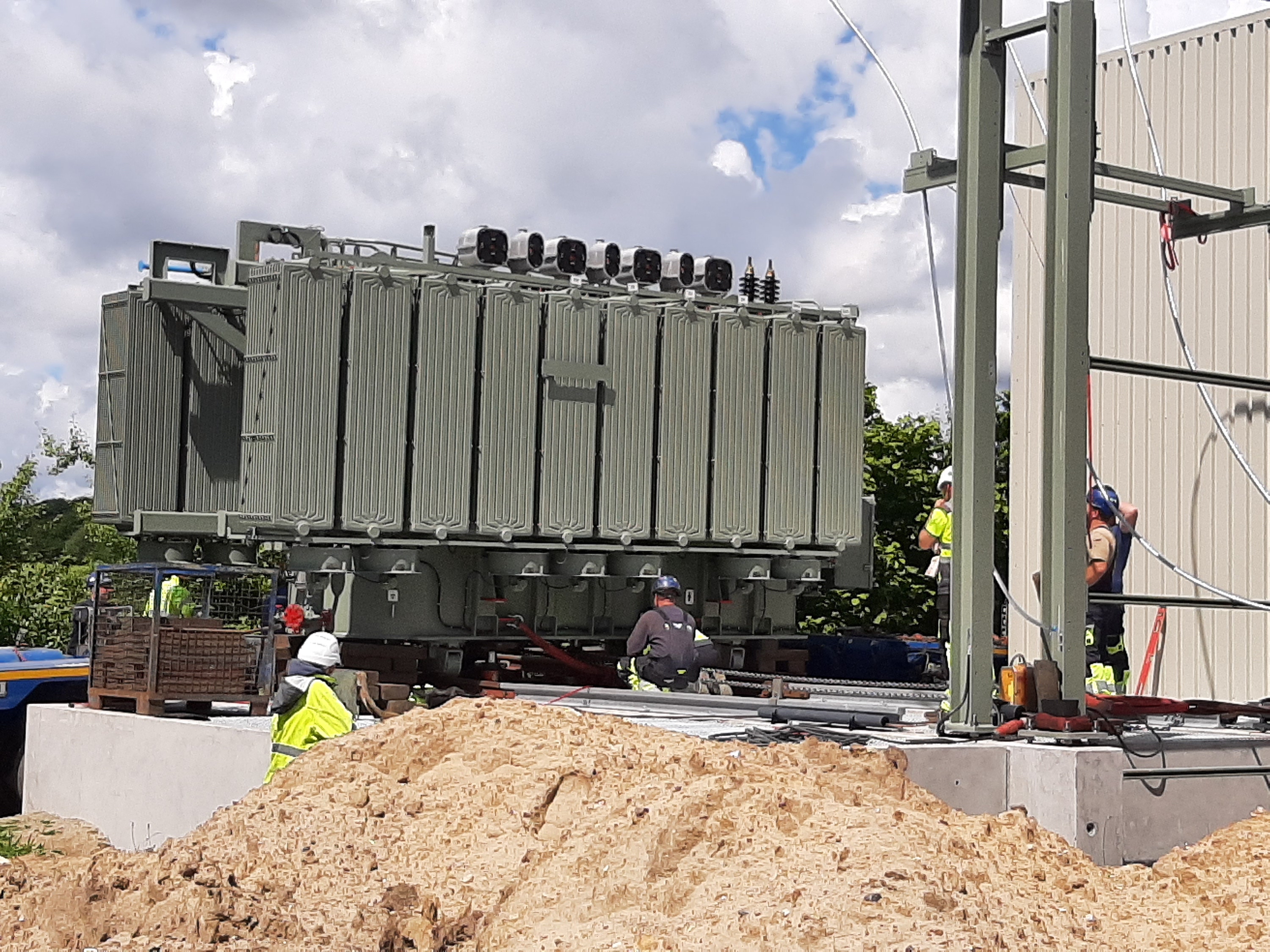 HanseWerk-Tochter SH Netz erweitert das Umspannwerk Arkebek.