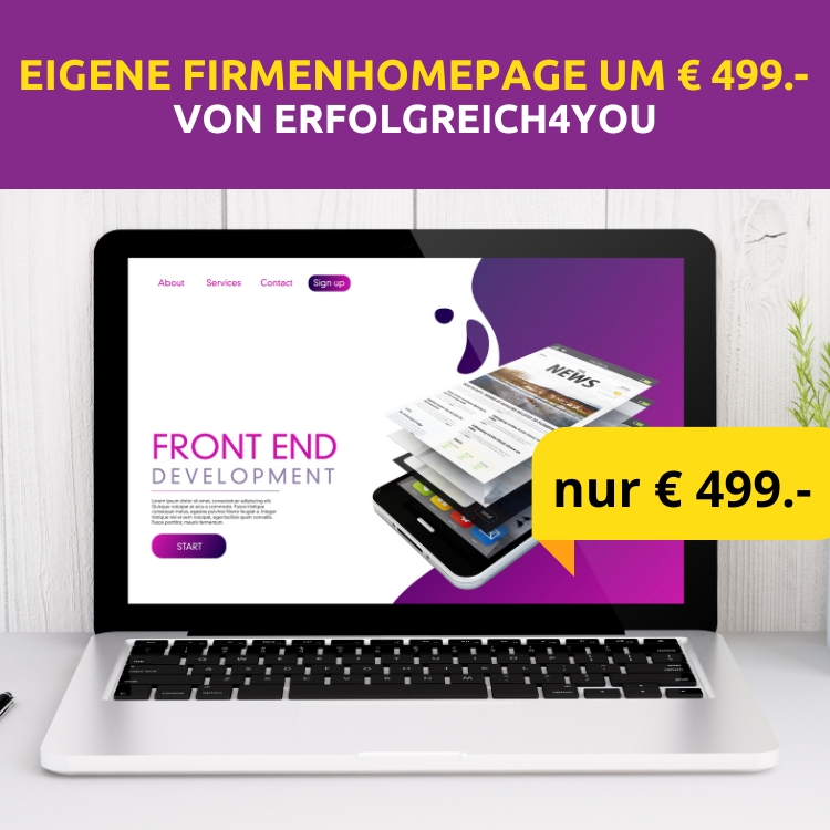 Firmenhomepage erstellen lassen inklusive Hosting EUR 499 (Die Bildrechte liegen bei dem Verfasser der Mitteilung.) Firmenhomepage erstellen lassen inklusive Hosting EUR 499 (Die Bildrechte liegen bei dem Verfasser der Mitteilung.)