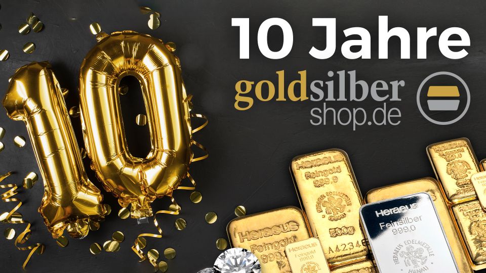 10 Jahre GoldSilberShop.de: Grund zum Jubeln auch für die Kunden mit Britannia-Münzen (Bildquelle: @GoldSilberShop.de)