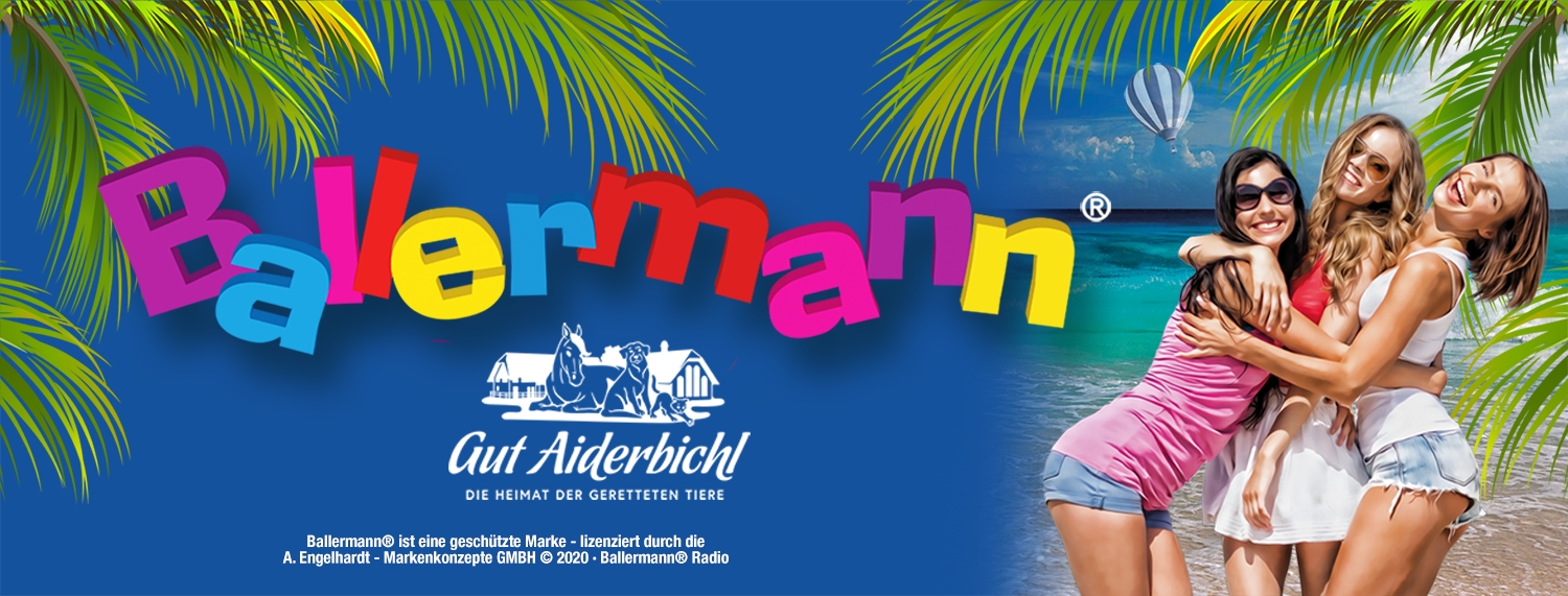 Das bekannte Logo der berüchtigten Partymarke Ballermann (Die Bildrechte liegen bei dem Verfasser der Mitteilung.)