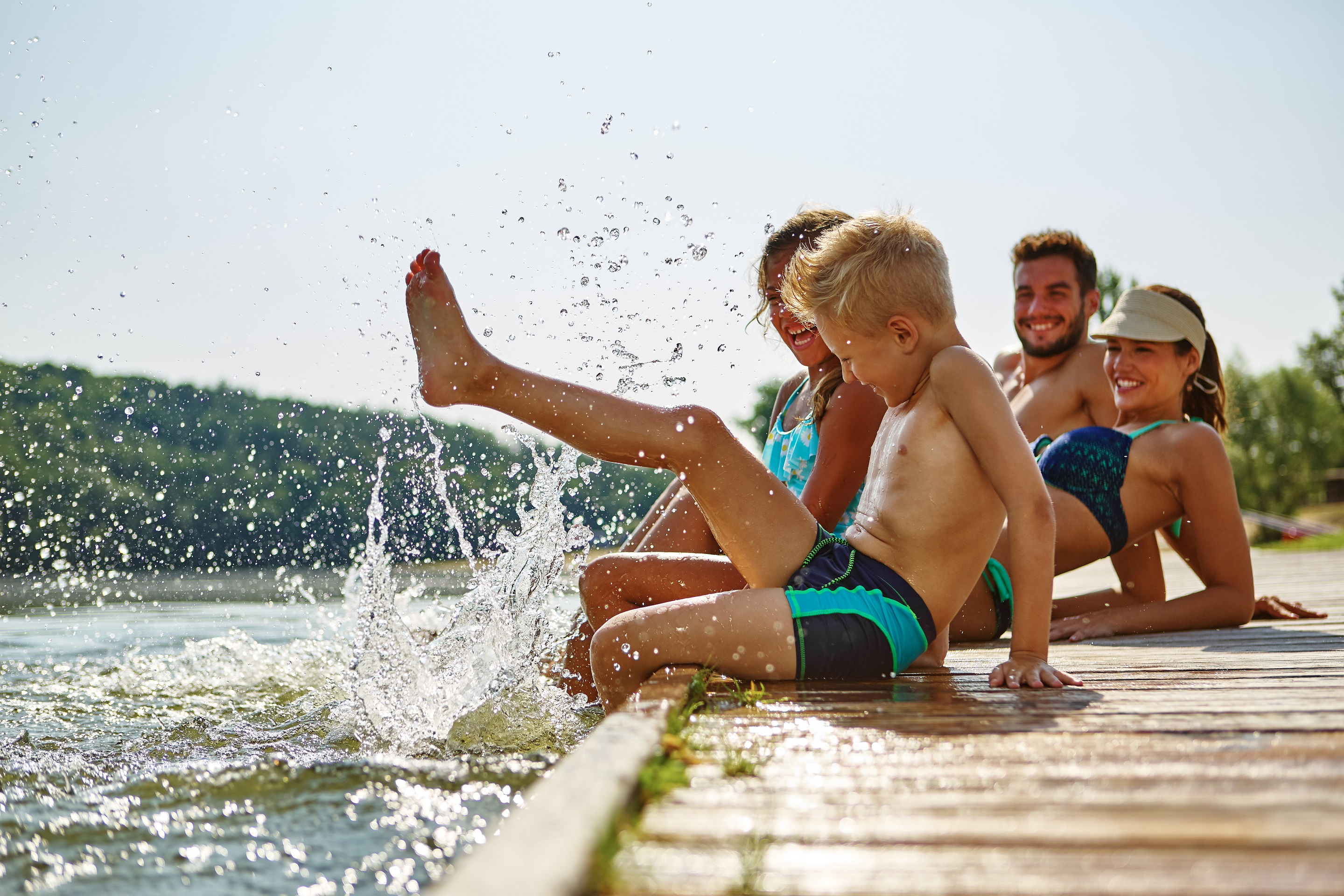 Sommerlicher Badespaß Sommerlicher Badespaß