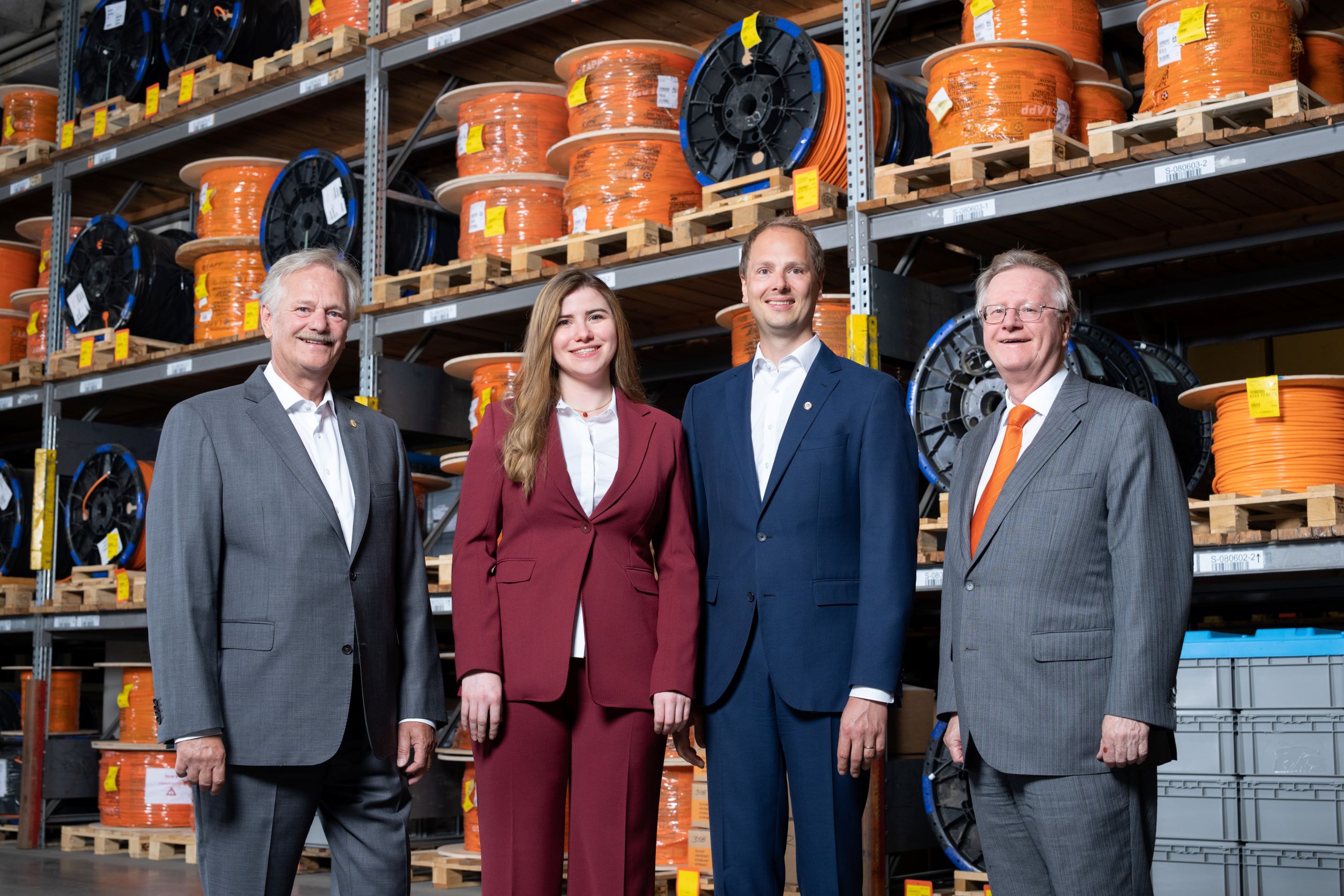 Die Lapps: Unternehmerfamilie in zweiter und dritter Generation. 	 Foto: LAPP