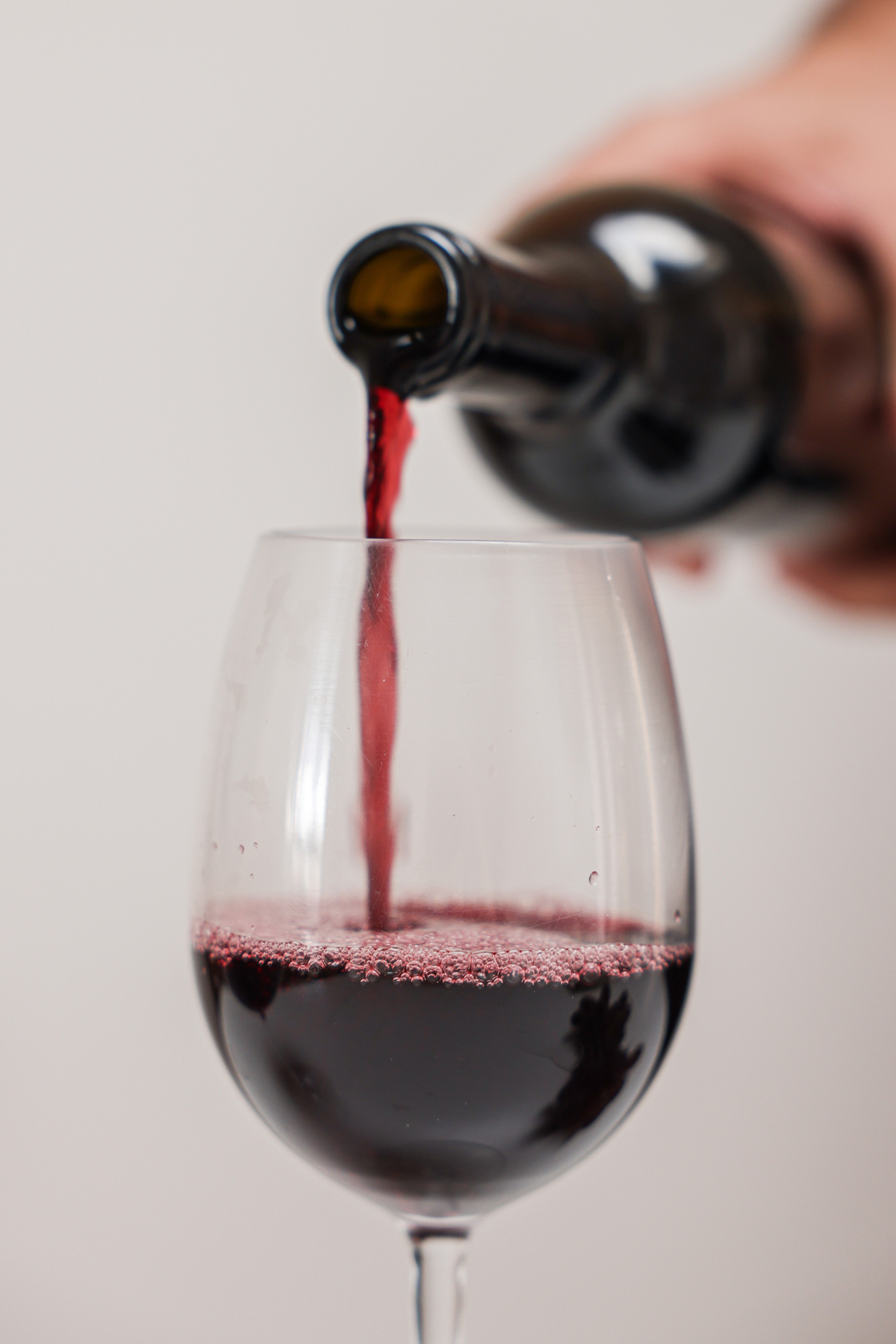 Wein temperieren