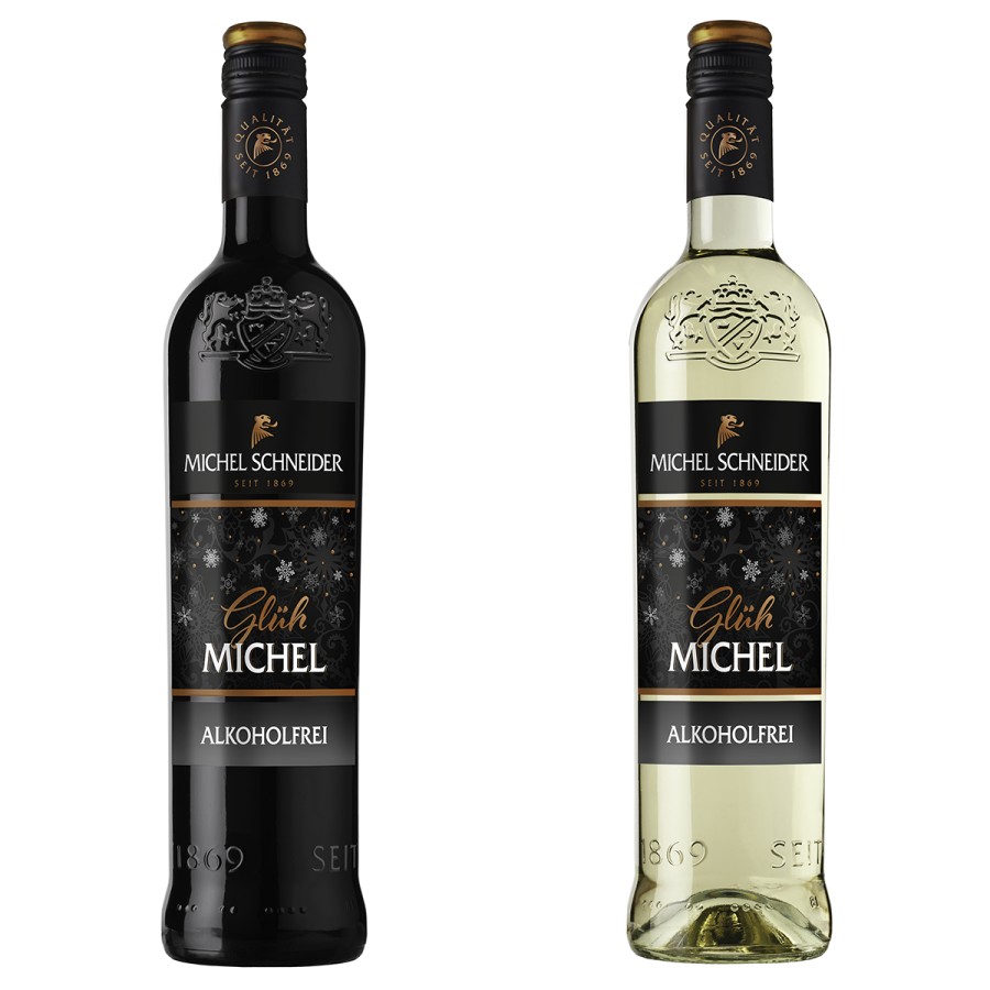 Glüh Michel rot und weiß von Michel Schneider - die alkoholfreie Alternative zu Glühwein (© Lutwin Johannes) Glüh Michel rot und weiß von Michel Schneider - die alkoholfreie Alternative zu Glühwein (© Lutwin Johannes)