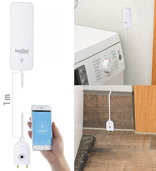 Luminea Home Control ZigBee-Wassermelder XMD-107.zigbee mit externem Sensor, www.pearl.de (Die Bildrechte liegen bei dem Verfasser der Mitteilung.) Luminea Home Control ZigBee-Wassermelder XMD-107.zigbee mit externem Sensor, www.pearl.de (Die Bildrechte liegen bei dem Verfasser der Mitteilung.)