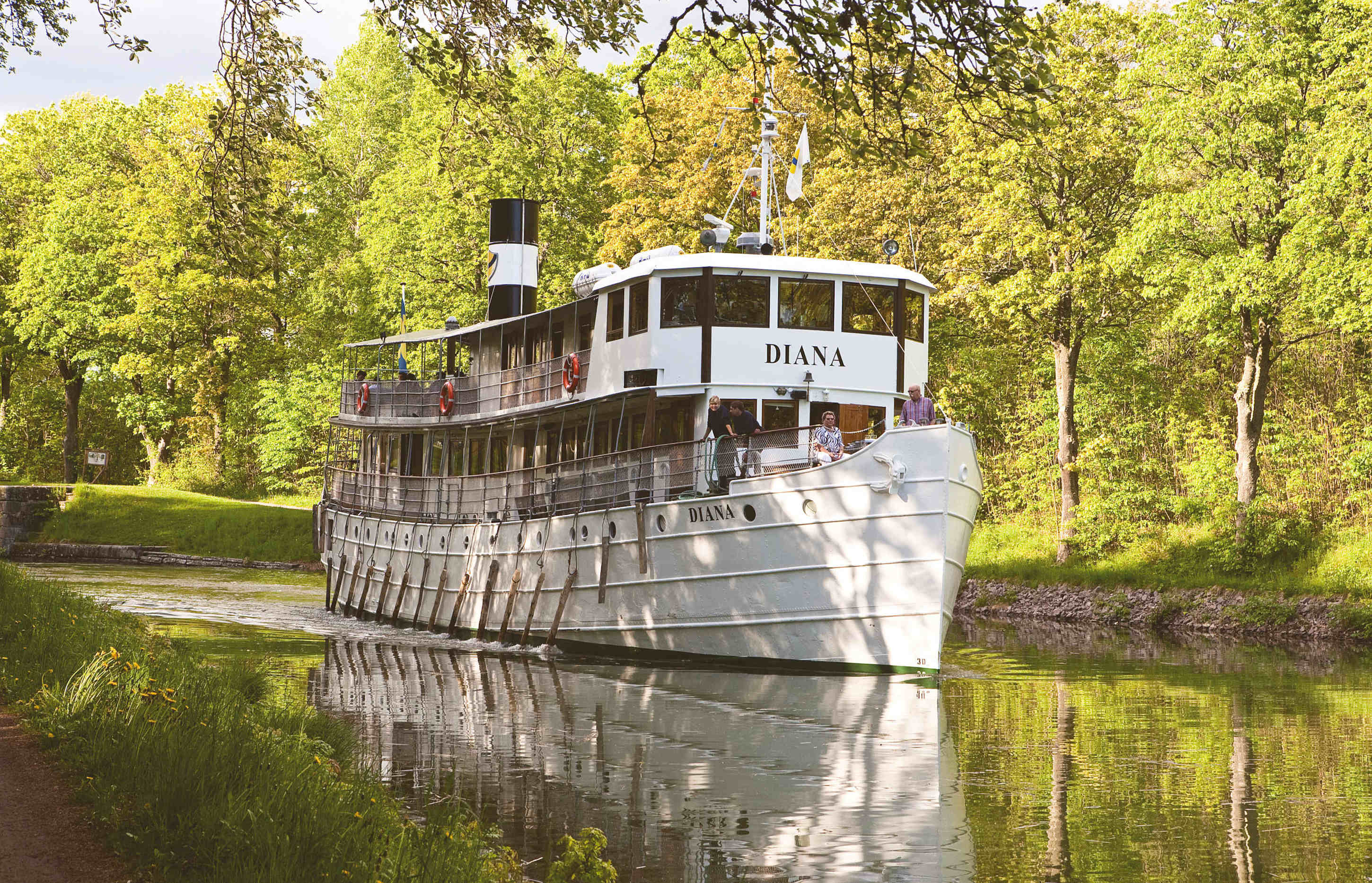 ATIWORLD präsentiert 2023 nostalgische Schiffsreisen auf dem Göta-Kanal in Südschweden. (Bildquelle: Göta-Kanal)