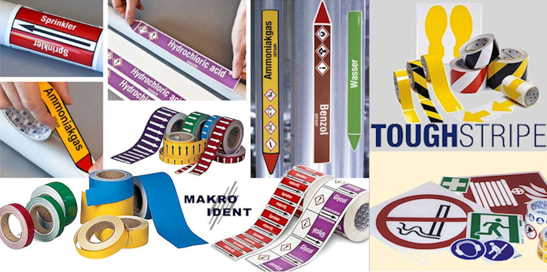 Sicherheitskennzeichnungen für eine hohe Arbeitssicherheit