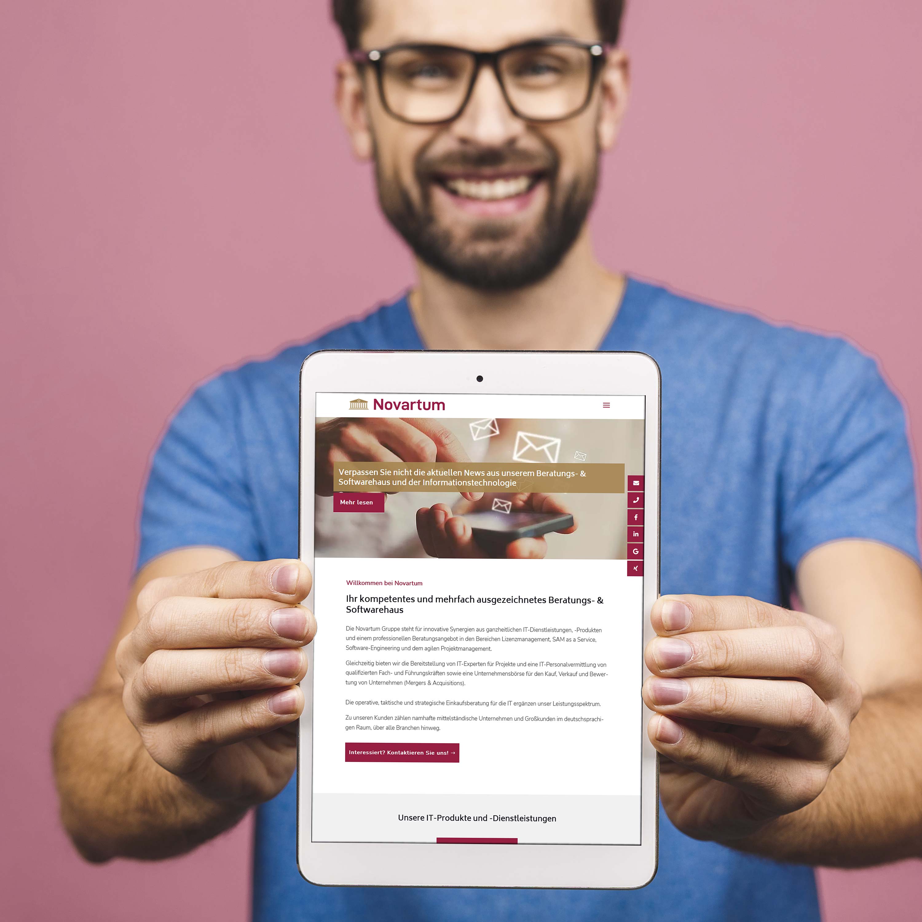 Die Novartum Gruppe hat einen Website-Relaunch vorgenommen. Ergebnis ist eine Website mit Struktur und Benutzerfreundlichkeit. Die Novartum Gruppe hat einen Website-Relaunch vorgenommen. Ergebnis ist eine Website mit Struktur und Benutzerfreundlichkeit.
