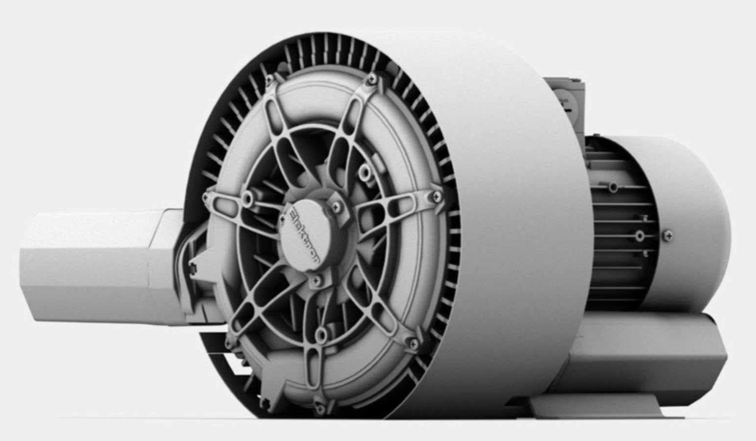 Zweistufiger Seitenkanalverdichter -  der Firma Elektror airsystems GmbH
