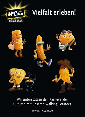 Die Kartoffeln lernen laufen