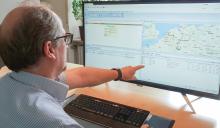 Das Arealcontrol PlanBoard im Einsatz. Bild: Arealcontrol