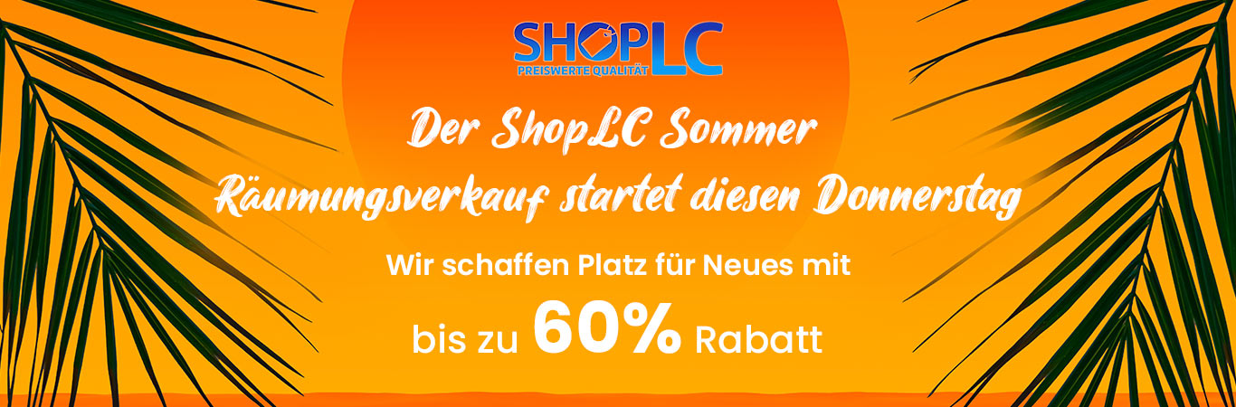 Der ShopLC Sommer Räumungsverkauf (Die Bildrechte liegen bei dem Verfasser der Mitteilung.)
