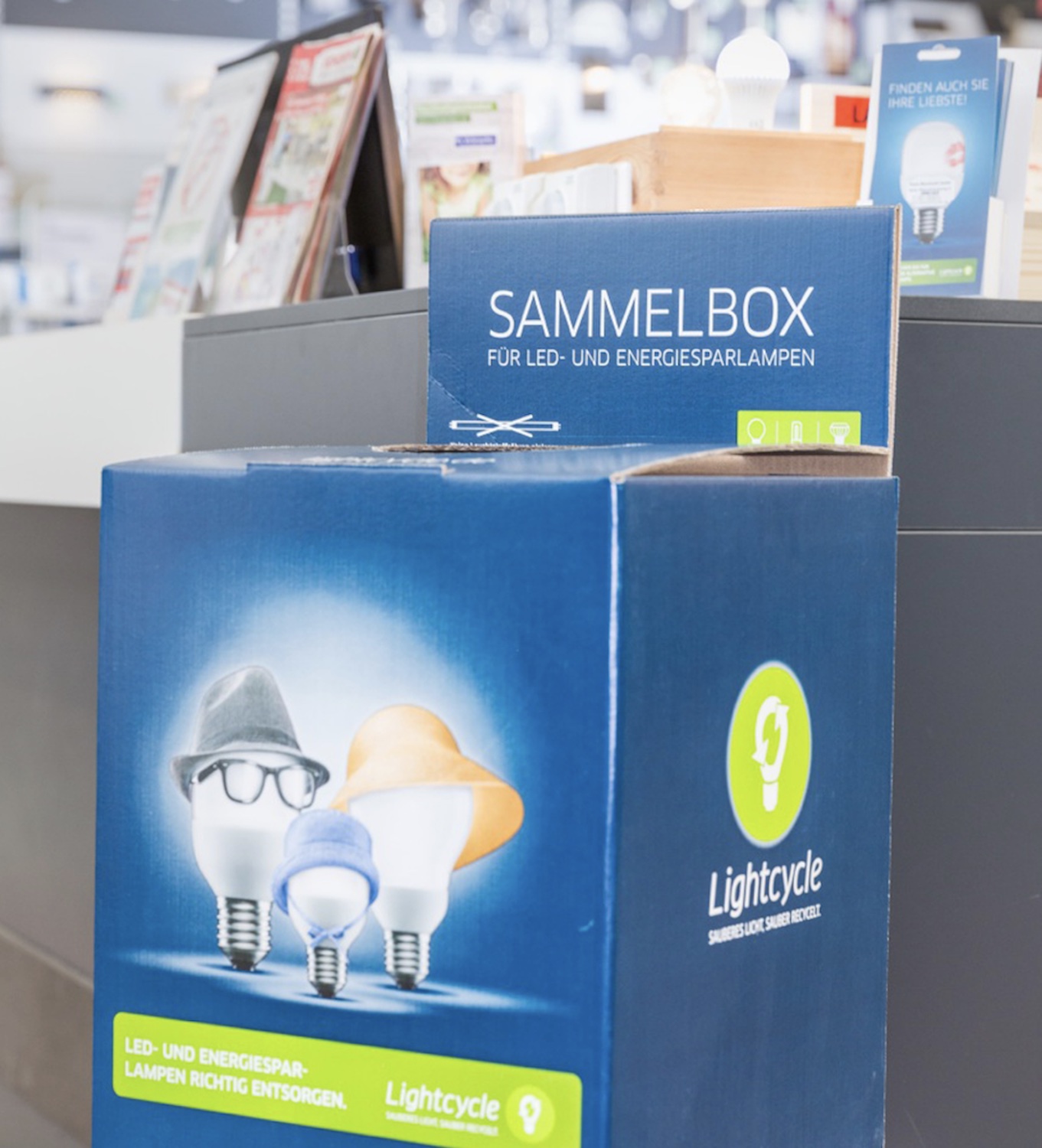 Lightcycle Sammelbox im Handel, Bild: Lightcycle
