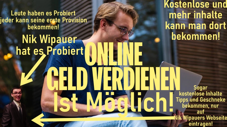 Online Geldverdienen Ist Möglich! (Die Bildrechte liegen bei dem Verfasser der Mitteilung.)