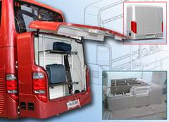 Fiberfab, Ilsfeld, hat den besonders leichten GFK-Skikasten für EvoBus hergestellt Fiberfab, Ilsfeld, hat den besonders leichten GFK-Skikasten für EvoBus hergestellt