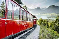 Bahn fahren mit wundervoller Aussicht (c) Marco Riebler_Salzburg AG (Wolfgangsee Tourismus) Bahn fahren mit wundervoller Aussicht (c) Marco Riebler_Salzburg AG (Wolfgangsee Tourismus)