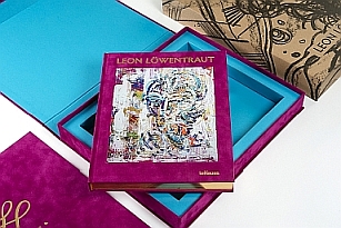 Der im teNeues Verlag erschienene Bildband „Leon Löwentraut“, Fotograf: Tobias Becker, Rechte by Leo