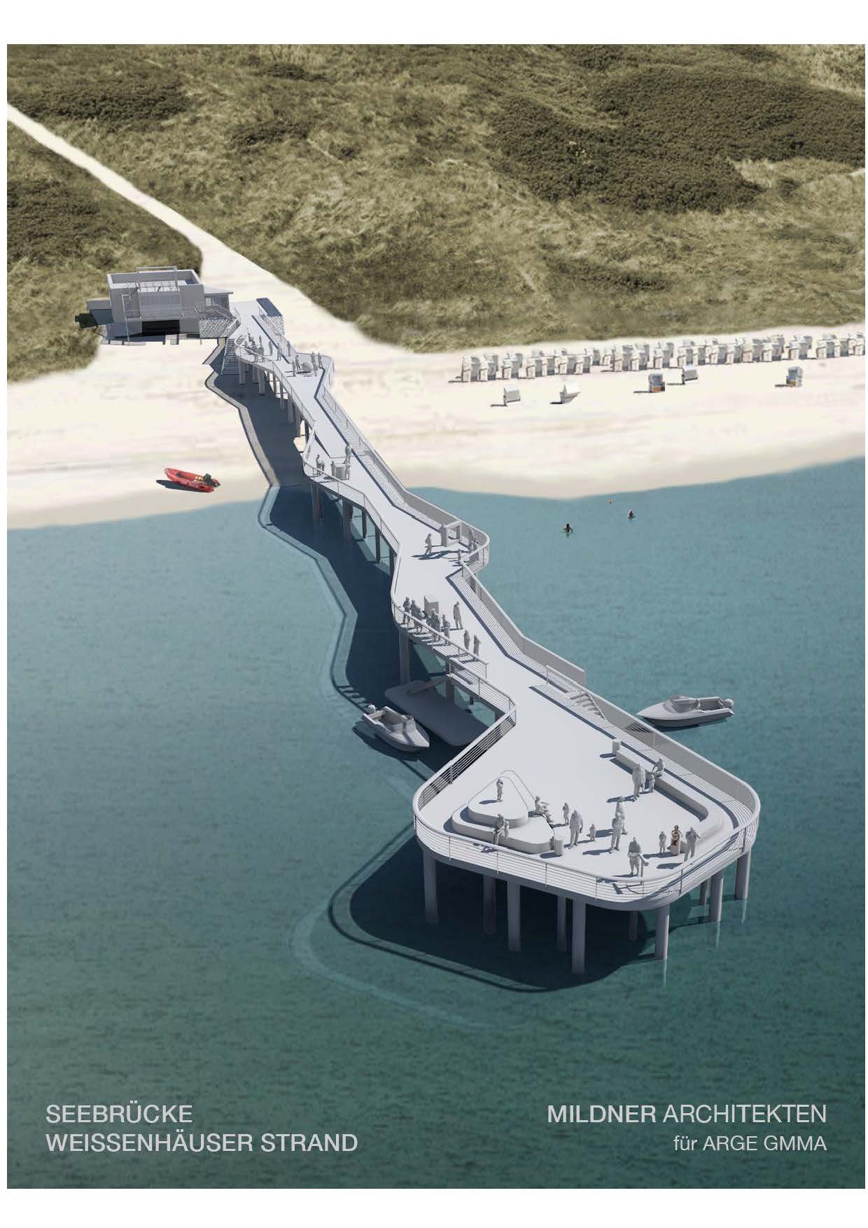 Neue Seebrücke am Weissenhäuser Strand (Bildquelle: Gemeinde Wangels)