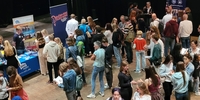 AUF IN DIE WELT Messe – Viel Interesse an Schüleraustausch und Gap Year (Foto: Stiftung Völkerverstä