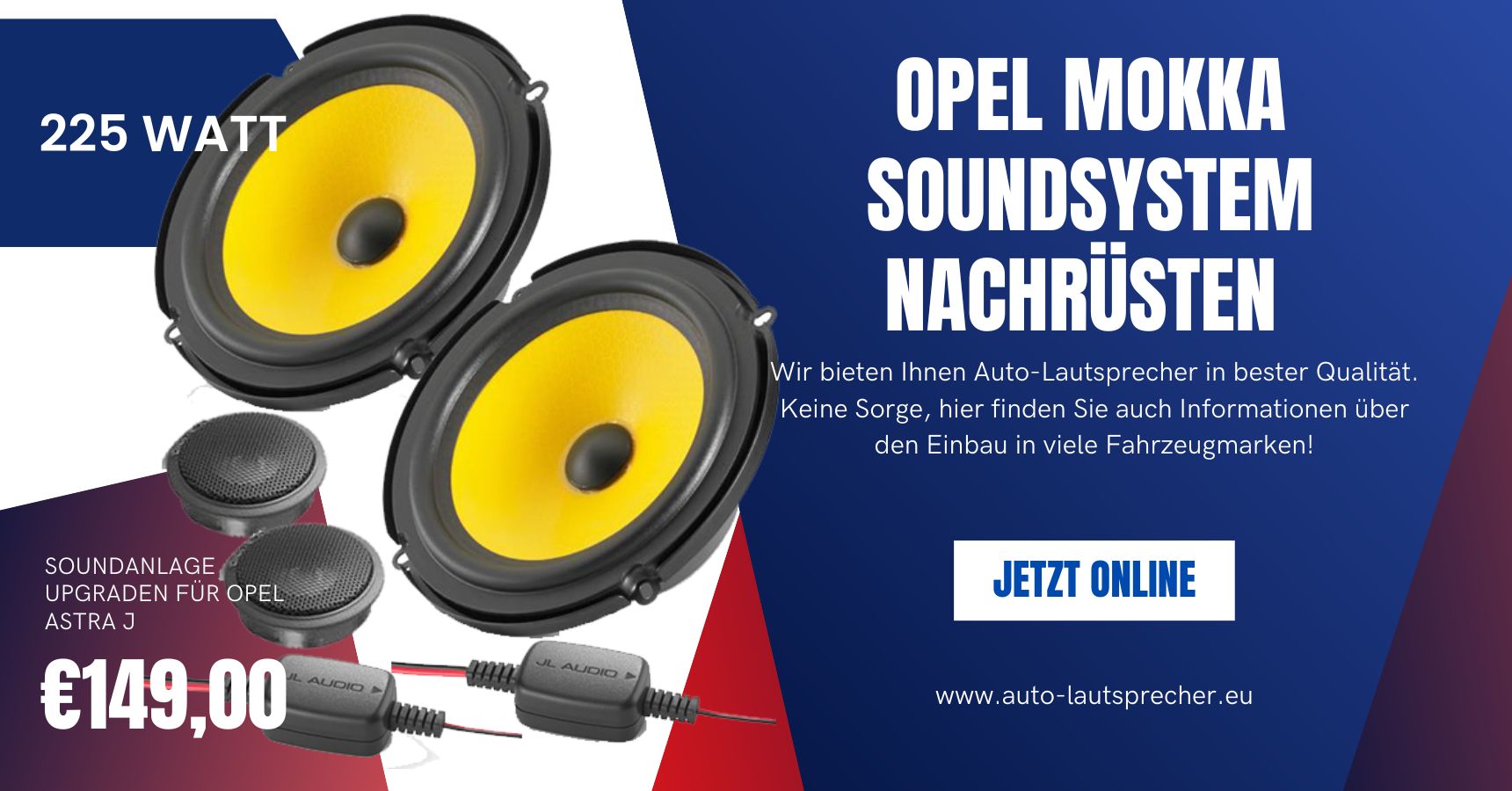 Opel Mokka Soundsystem nachrüsten mit 2-Wege Testsieger (Die Bildrechte liegen bei dem Verfasser der Mitteilung.) Opel Mokka Soundsystem nachrüsten mit 2-Wege Testsieger (Die Bildrechte liegen bei dem Verfasser der Mitteilung.)
