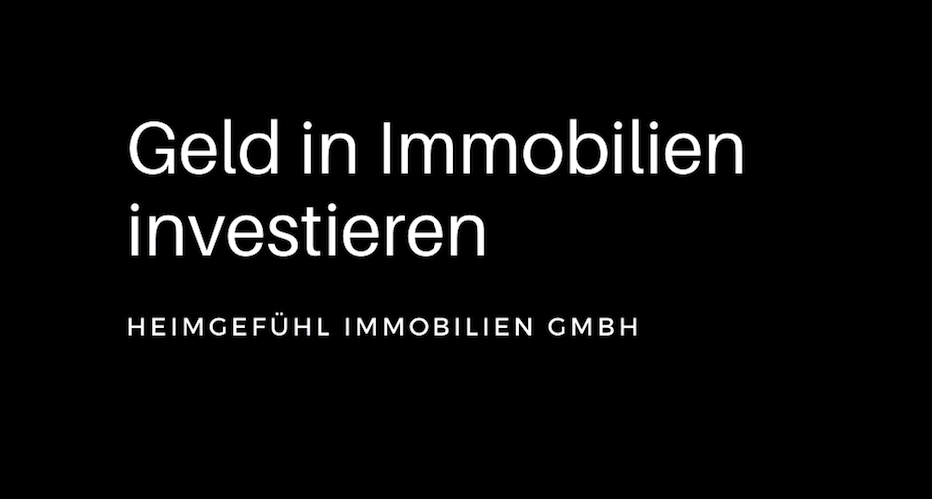 Geld in Immobilien investieren (Die Bildrechte liegen bei dem Verfasser der Mitteilung.)