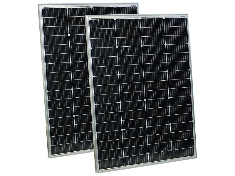 revolt 2er-Set mobile monokristalline Solarpanele, 36 Volt, 150 Watt, MC4-Stecker, www.pearl.de (Die Bildrechte liegen bei dem Verfasser der Mitteilung.) revolt 2er-Set mobile monokristalline Solarpanele, 36 Volt, 150 Watt, MC4-Stecker, www.pearl.de (Die Bildrechte liegen bei dem Verfasser der Mitteilung.)