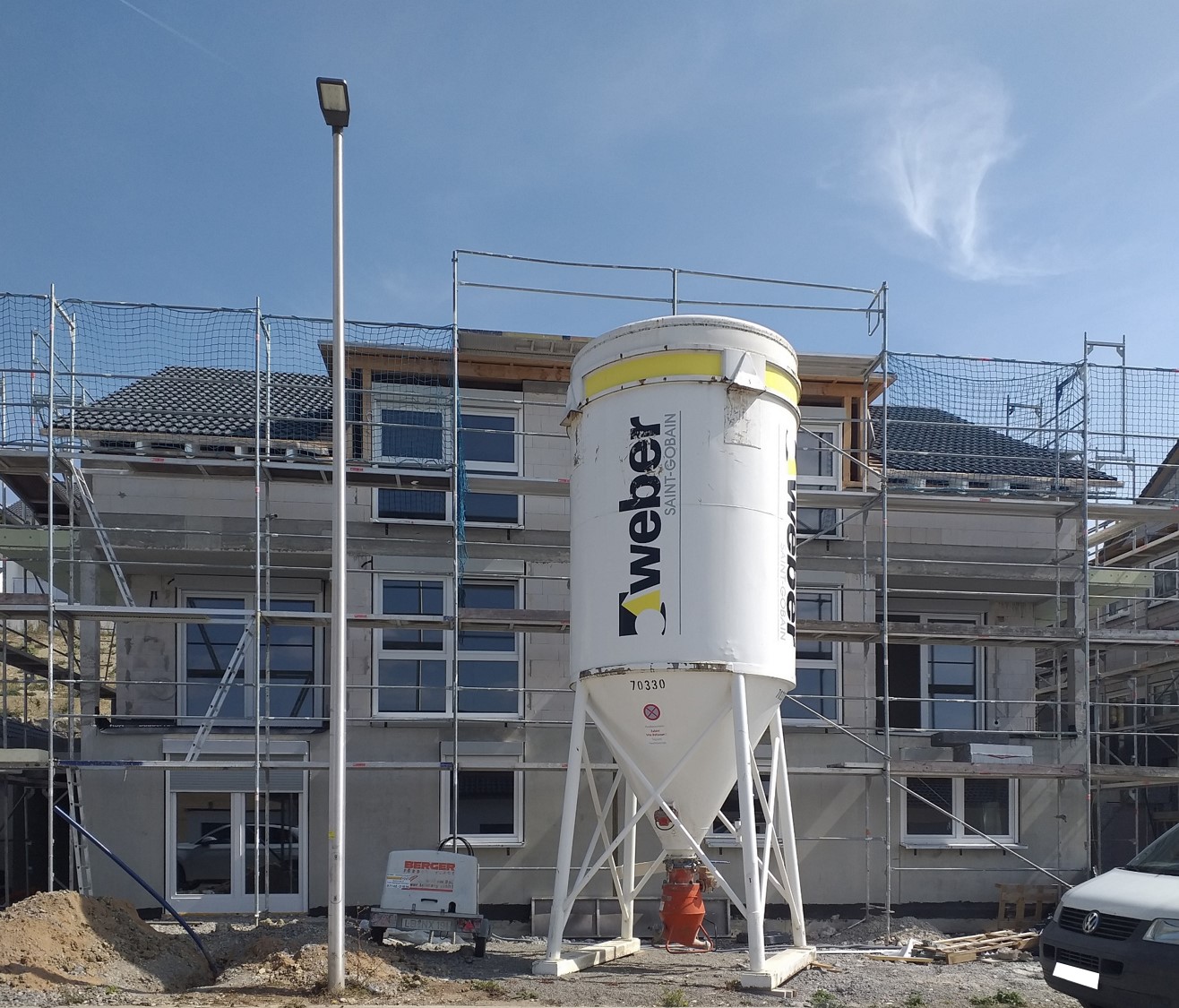 Neubauprojekt der DWG eG in Buchen (Die Bildrechte liegen bei dem Verfasser der Mitteilung.)