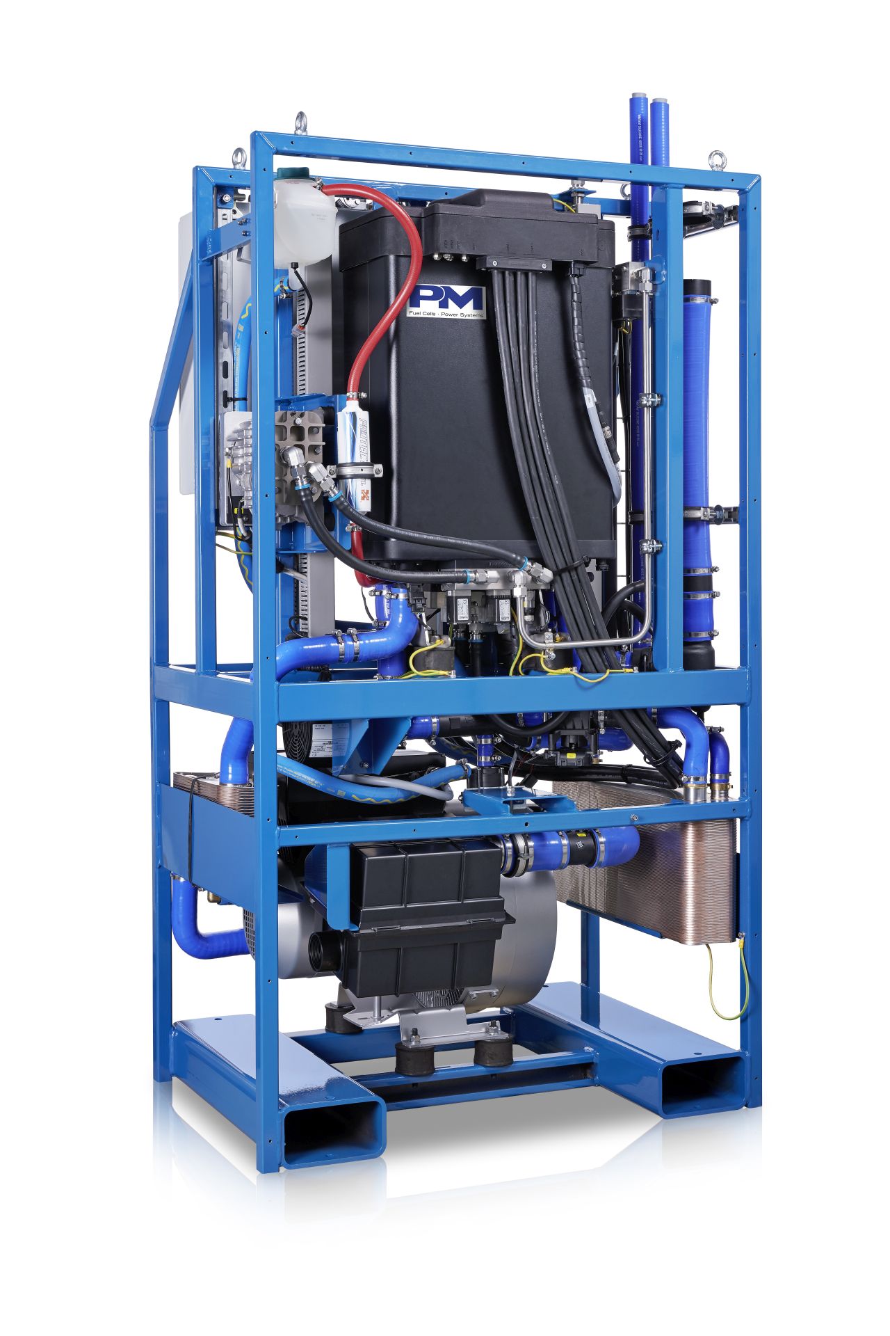 Drei emissionsfreie Proton Motor HyFrame®-Systeme werden in die H2Powerplant der WILO SE integriert. (Die Bildrechte liegen bei dem Verfasser der Mitteilung.) Drei emissionsfreie Proton Motor HyFrame®-Systeme werden in die H2Powerplant der WILO SE integriert. (Die Bildrechte liegen bei dem Verfasser der Mitteilung.)