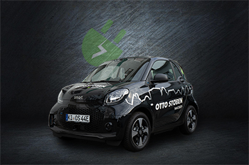 E-Auto der Firma OTTO STÖBEN GmbH, Bildquelle: IMAGE Marketing GmbH E-Auto der Firma OTTO STÖBEN GmbH, Bildquelle: IMAGE Marketing GmbH
