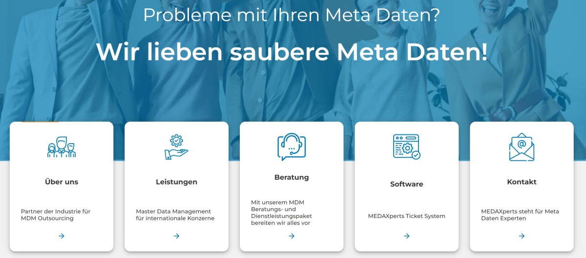 Relaunch der MEDAXperts Website (© MEDAXperts GmbH) Relaunch der MEDAXperts Website (© MEDAXperts GmbH)