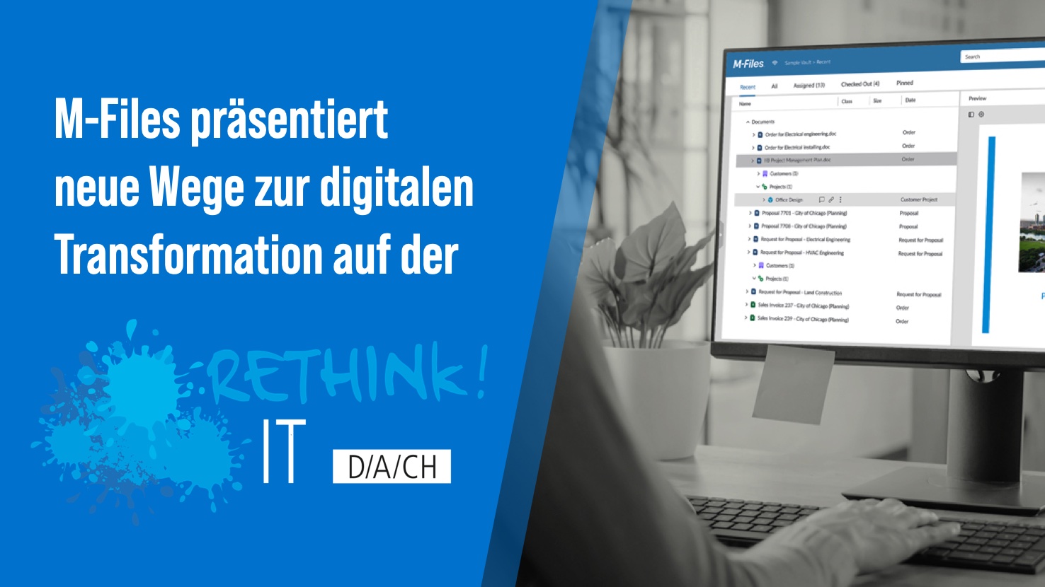 M-Files als Plattform für einfache Umsetzung der digitalen Transformation (Die Bildrechte liegen bei dem Verfasser der Mitteilung.) M-Files als Plattform für einfache Umsetzung der digitalen Transformation (Die Bildrechte liegen bei dem Verfasser der Mitteilung.)