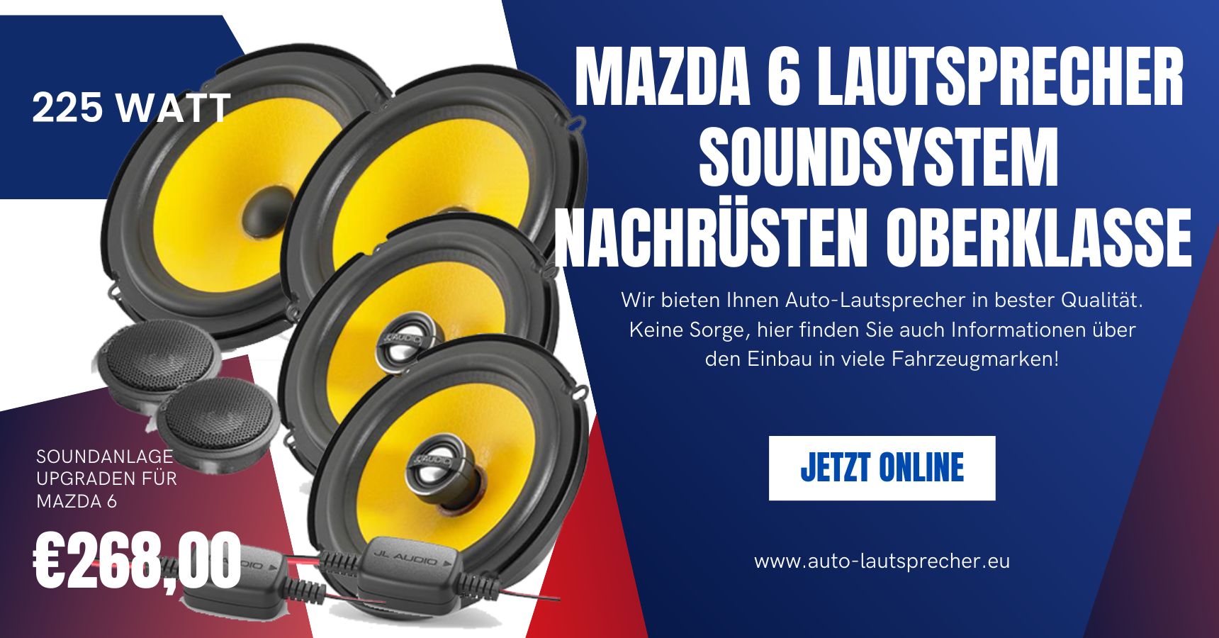 Mazda 6 Lautsprecher Soundsystem nachrüsten Oberklasse (Die Bildrechte liegen bei dem Verfasser der Mitteilung.) Mazda 6 Lautsprecher Soundsystem nachrüsten Oberklasse (Die Bildrechte liegen bei dem Verfasser der Mitteilung.)