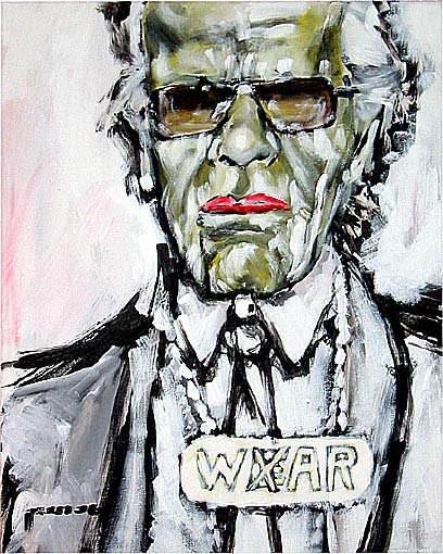 Karl Lagerfeld, Porträt von Nikolaus Pessler