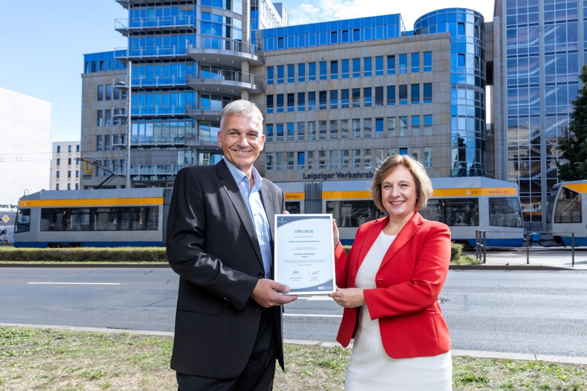 Leipziger Verkehrsbetriebe mit Regional-Auszeichnung Leipziger Verkehrsbetriebe mit Regional-Auszeichnung