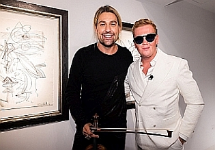 David Garrett und Leon Löwentraut; Foto Sebastian Drüen